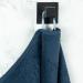 Zollner 10 Set Dark Blue Cotton Towels 50x100 cm - Soft & Strong Hotel Quality Shower Towels with Hanger Washable up to 60 C - Buy Online on GoSupps.com