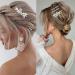 6-Piece Rhinestone Wedding Hair Clips & Pins - Crystal Barrette Bridal Hair Accessories for Women - Buy Online on GoSupps.com