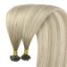 Youngsee Ombre Bonding Extensions - 55cm Remy Real Hair Keratin Hot Fusion Aschblond to Platinblond #18/60a/60 | International Shipping - Buy Online on GoSupps.com