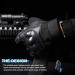 Men's Touch Screen Tactical Gloves - Ideal for Airsoft, Motorcycle & Outdoor Activities - Black Small - Buy Online on GoSupps.com