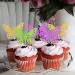 Butterfly Glitter Cupcake Toppers Food Picks Butterfly Baby Shower Birthday Cake Decor Butterfly Theme Bridal Shower Party Decorations Set of 24 - Buy Online on GoSupps.com