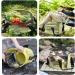 NGUMMS 2 Collapsible Bucket - 10L Fishing Bucket - Portable Kitchen Bucket Outdoor Bucket Translucent Water Container Water Bucket for Outdoor Activities 2 Pcs Transparent Barrel - Buy Online on GoSupps.com