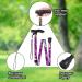 HATAF Walking Stick Folding Walking Sticks for Women Folding Walking Sticks for Men Mobility Aids walking stick rubber ends disability aids folding walking sticks for ladies Purple Flowers - Buy Online on GoSupps.com