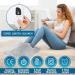 Cozy Electric Foot Warmer | Fast Heating Pillow for Foot Back & Body | Washable & Auto Shutoff | Ideal for Women - 40x40 Gray - Buy Online on GoSupps.com
