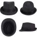 Verabella Black Straw Fedora Hat - Women's Summer Sun Hat (Small-Medium) - Buy Online on GoSupps.com