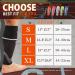 Calf Compression Sleeves for Men & Women - Leg & Shin Support for Pain Relief & Recovery - Ideal for Leg Cramps, Varicose Veins, Football, Running, Basketball, Travel, Work - Buy Online on GoSupps.com