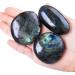 Labradorite Palm Stone Crystal - Natural Chakra Reiki Healing Stone for Anxiety Relief - Buy Online on GoSupps.com