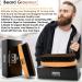 Boar Bristle Beard & Mustache Brush - Men's Beard Grooming Tool for Growth & Maintenance - Facial Hair Care Gift - Buy Online on GoSupps.com