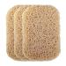 kurriuwu Soap Mat Soap Bar Protector 3 Pcs Soap Drain Pad Non-Slip Self Draining Quick-Drying Multi-Hole Wired Soap Bars Holder Beige