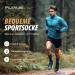 Ruixue Merino Wool Hiking Socks for Men & Women - Breathable Sports & Running Socks (3 Pairs Size 43-46 Black) - Buy Online on GoSupps.com