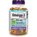 Webber Naturals Omega-3 900 mg Triple Strength 80 Clear Enteric No Fishy Aftertaste Softgels & Vitamin D3 1000 IU 260 Tablets For Healthy Bones Teeth and the Maintenance of Good Health 80 Omega + VITAMIN 3806 - Buy Online on GoSupps.com