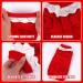 Small Dog Jumper Warm Puppy Knitted Pullover Sweaters Winter Dog Cat Jumper Knitwear Sweater Apparel Small Pet Coat Costume Dog Clothes Comfortable Knitted Sweater for Small Dog Cat (Size 14 Red) Size 14 Red - Buy Online on GoSupps.com