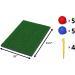 Double Sided Golf Chipping Cornhole Game | Pop Up Target & Chipping Mat Set with 8 Soft Balls - Indoor & Outdoor Practice - Buy Online on GoSupps.com