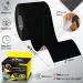 Physix Gear Kinesiology Tape Pro - Waterproof Physio Sports Tape for Pain & Injuries  Pregnancy  Muscle  Knee  Joint Support  Swelling  Strain Relief  Enhanced Blood Circulation (with E-Guide) Black (1 Pack + eGuide) - Buy Online on GoSupps.com