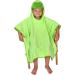 Wrner Children's Green Frog Poncho - Hooded Terry Cloth Bath Poncho 120x75cm for Kids | Ideal for Play & Swim - Buy Online on GoSupps.com