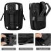 Tactical Belt Pocket for Men - Leskyair Multifunctional Belt Bag for Camping Hiking Cycling & Travel - Black - Buy Online on GoSupps.com
