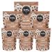 Healthy Crunch - Chocolate Chips - Mocha Chocolate - 6 units x 283 grams - Dairy Free Vegan High Protein - Organic Snacks - Dark & White Chocolate - Nut Free - Ideal Healthy Snacks for Adults - Vegan Chocolate Chip Cookies