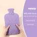 Shop Samply Hot Water Bottle with Cover - 2L for Pain Relief Warmth & Comfort | Light Purple - Buy Online on GoSupps.com