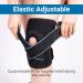 FrontopUS Knee Compression Sleeve - Pain Relief Knee Brace for Men & Women with Adjustable Side Spring Stabilizer (Blue - Buy Online on GoSupps.com