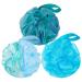 SAMEAT Loofah Sponge Soft Mesh Shower Puff Soft Mesh Exfoliator Pouf Shower for Women and Men Bath Accessories(3Pcs 75g/pc)