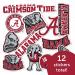 University of Alabama Crimson Tide Sticker | Bama Vinyl Decal for Laptop, Water Bottle, Car | UA Scrapbook Decor - Type 2 - Buy Online on GoSupps.com
