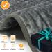 Letterwell 30x60cm Heating Cushion - Soft Flannel Heat Pad with Auto Shutoff for Back Neck & Shoulder Relief - Dark Gray - Buy Online on GoSupps.com