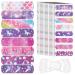 8 Styles Kids Fabric Bandages Flexible Self Adhesive Bandage Wrap for Small Cuts Scrapes Wounds Burns Baby Child Toddlers  Assorted Patterns (120 Pieces)