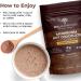 Organic 5 Defenders Mushroom Hot Chocolate Mix - Unsweetened, Gluten-Free, Vegan - 15 Servings - Buy Online on GoSupps.com