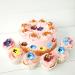 Blumomon 60Pcs Edible Pansy Flowers Cupcake Toppers Tricolor Viola Cake Topper Edible Flowers Cupcake Decoration Picks Wedding Baby Shower Party Wedding Anniversary Birthday Party Cupcake Decoration Flower-style1 - Buy Online on GoSupps.com