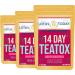  lotustoday Tea ox 14 Days - Detox Tea with Green Tea Cinnamon & Ginger - 21 Tea Bags (63 Tea Bags) - Buy Online on GoSupps.com