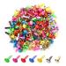 moinkerin 200 Pcs Mini Brads Metal Brad Fasteners Split Pins Pastel, 0.3 x 0.47 inch Multicolor Round Brads for Paper Craft DIY Stamping Scrapbooking A-multicolor 0.3 X 0.47 Inch