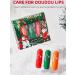 Moily Christmas Gift for Her & Him - 3 Piece Natural Lip Balm Set Fruit Flavored Hydrating Care Green One Size One Size Green - Buy Online on GoSupps.com