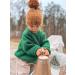 Volunboy Knit Oversized Sweater for Baby Boy Girl | Crewneck Pullover Sweatshirt | Green | 4-5 Years - Buy Online on GoSupps.com