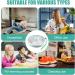 Buy Wiyety Snack Spinner - Rotating Storage Container with Lid for Toddlers | 5 Compartments Transparent Design for Nuts & Desserts - Mint Green - Buy Online on GoSupps.com