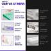 7.5" Wedge Pillow For Acid Reflux - Dr. Recommended Height  Luxurious 2" Memory Foam Pillow Wedge For Sleeping  GERD  Post Surgery  Heartburn  and Snoring - Washable Bamboo Cover (25"W x 26"L x 7.5"H) - Buy Online on GoSupps.com