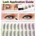 Self Adhesive Eyelashes - 120pcs Manga Lash Clusters | Reusable Anime Lashes 9-12mm DIY at Home - Buy Online on GoSupps.com