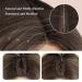 Buy Fine Long Wavy Ombre Blonde & Brown Lace Front Wig - 65 cm Natural Synthetic Hair Waves for Women - Buy Online on GoSupps.com