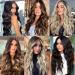 Mabufun Clip in Hair Extensions for Women Clip in Long Wavy Hair Extension 20 Inch Thick Hairpieces Fiber Double Weft Hair for Women (20 Inch Dark Brown) 20 Inch Dark Brown - Buy Online on GoSupps.com