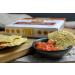 Pride Of India Spicy Chickpea Masala Papadum Lentil Crisps 10ct - Gluten-Free Vegan Crackers 3.53oz - Healthy Protein Fiber & Iron Rich Snacks - Buy Online on GoSupps.com