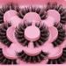 WIWOSEO 20MM Mink Fluffy Dramatic False Eyelashes - 3D Effect, Natural Volume, D Curly Faux Mink - Buy Online on GoSupps.com