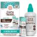 GuruNanda Sinus Rinse Bottle & Saline Premixed Packets 120ct - All Natural Sinus Rinse Packets to Help with Allergies & Congestion Relief 0.08oz Each 120 Count (with Sinus Rinse Bottle)