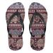 Mnsruu flip-flops Indian tribal elephant elephant flowers for home hotel spa bedroom travel XL for men and women X-Large