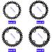 DECKAS 104BCD Narrow Wide Round Black Chainring - 36T - Buy Online on GoSupps.com