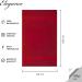 Class Home Collection 100% Cotton Terry Towels - Pack of 4 50x100 cm Red - Premium Quality for Ultimate Comfort - Buy Online on GoSupps.com