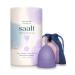 Saalt Soft Menstrual Cup - Best Sensitive Reusable Period Cup - Wear for 12 Hours - Tampon and Pad Alternative (Small (Pack of 1) Mountain Iris)