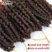 8 Pre-Twisted Passion Twist Crochet Braids - Short Curly Bomb Twist Hair Extensions (Pack of 6, T30) - Buy Online on GoSupps.com