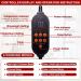 Red & Infrared Light Therapy Shoe Device for Foot Pain Relief - Pulse Mode, Timer, Temperature Setting - 660nm & 850nm LED Therapy (Single) - Buy Online on GoSupps.com