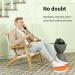 Dikdoc Foot Rest for Desk - Home Office Foot Stool & Ottoman Massager, Silicone Footrest for Plantar Fasciitis Relief - Anti-Fatigue Fidget Toy (Orange) - Buy Online on GoSupps.com