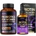 NUTRAHARMONY Liquid Biotin Collagen Drops & Probiotics for Women Capsules
