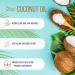 100% Pure Fractionated MCT Coconut Oil - 6 Oz with Roller Bottles Caps & Funnel | Ideal Carrier Oil for Essential Oils Mixing - Buy Online on GoSupps.com